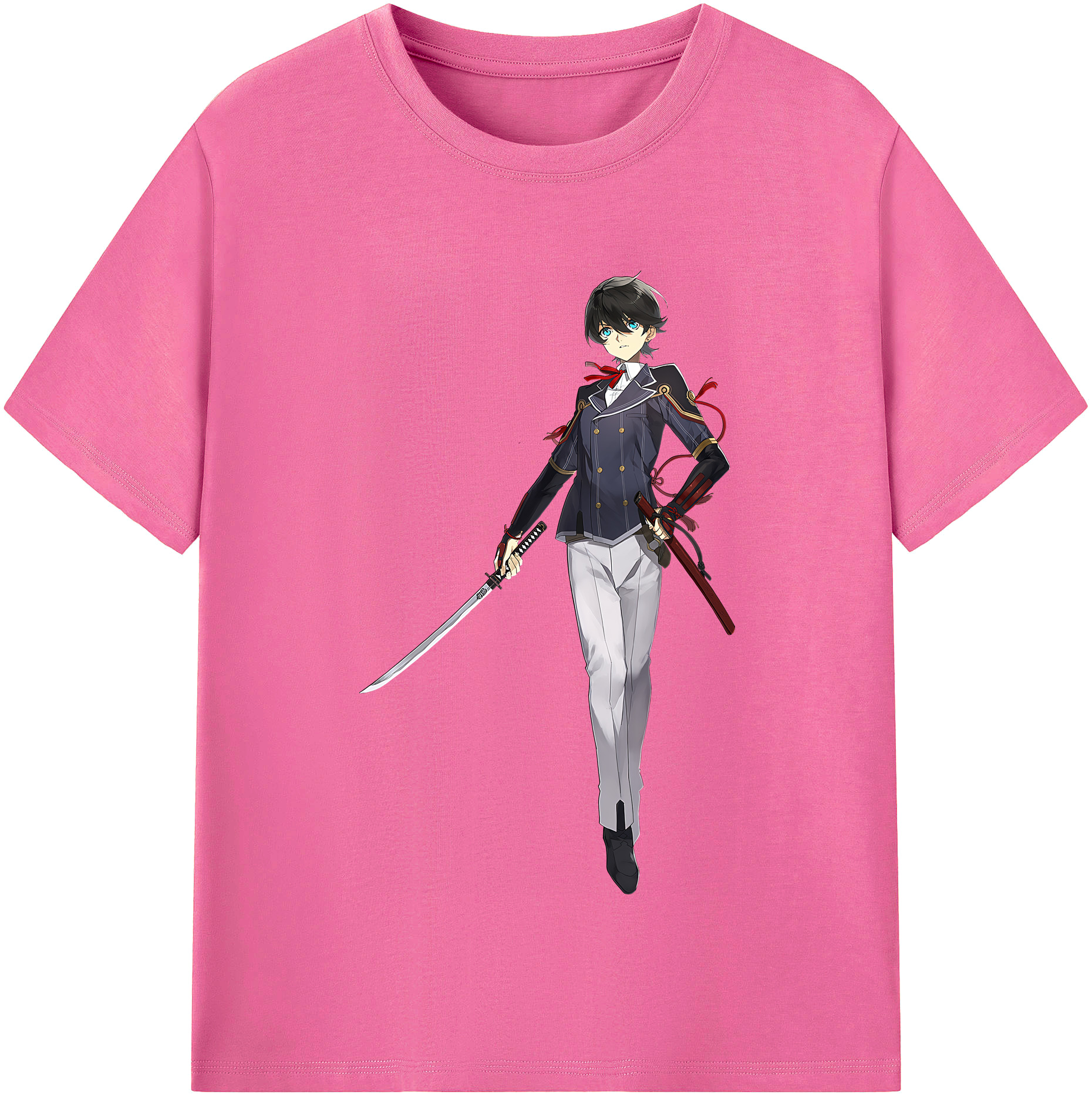 （画像用） 刀剣乱舞 Touken Ranbu レディースカジュアルプリントTシャツ（綿100％）